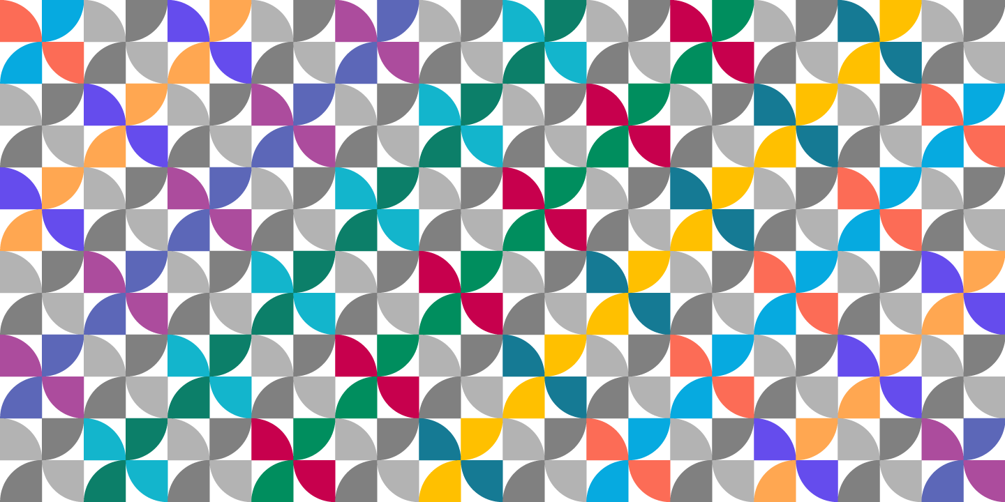 Beispiel einer FormPattern Color Two Primary-Schriftart